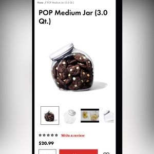 oxo cookie jar container